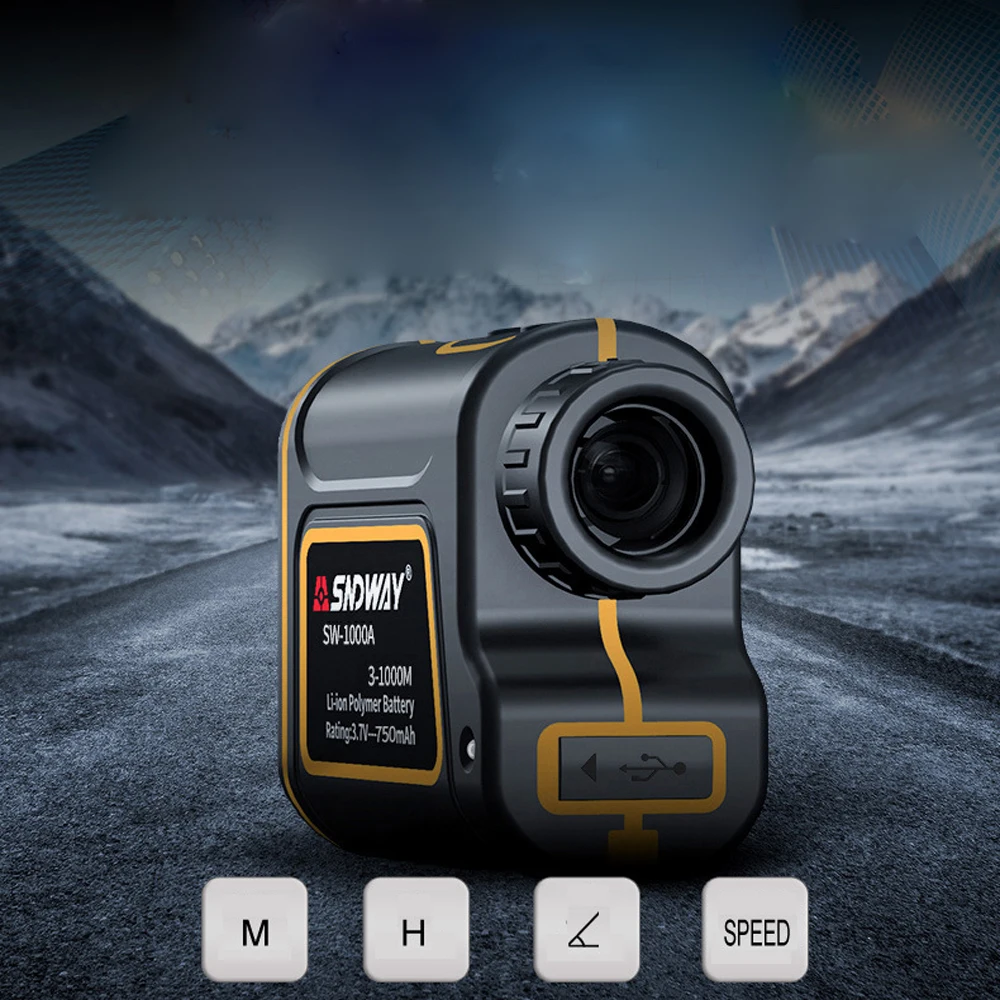 Телескоп лазерный дальномер цифровой измеритель расстояния охотничий