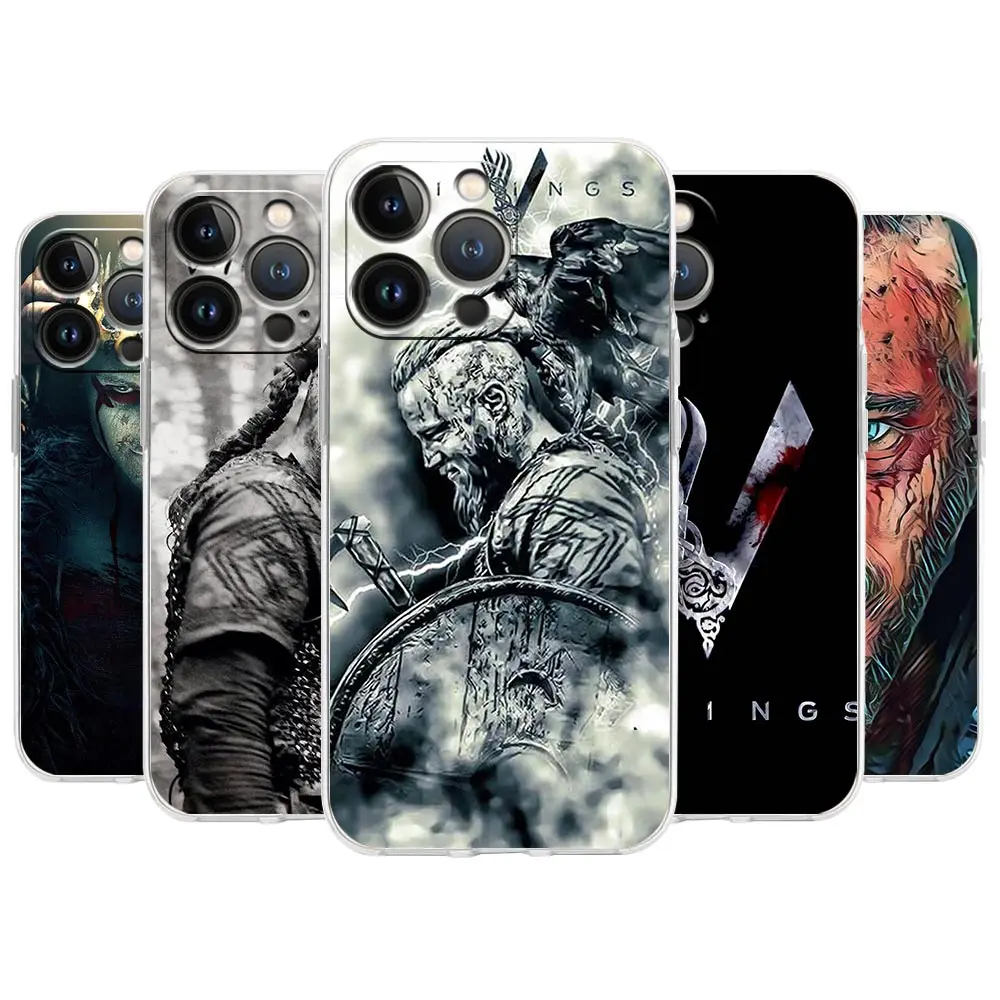 Vikings TV Show Phone Case for iPhone 13 12 11 Pro Max 7 8 SE 2020 XR X XS MAX 6 6s Plus 7+ 8+ 5 5s Silicone Cover Coque | Мобильные
