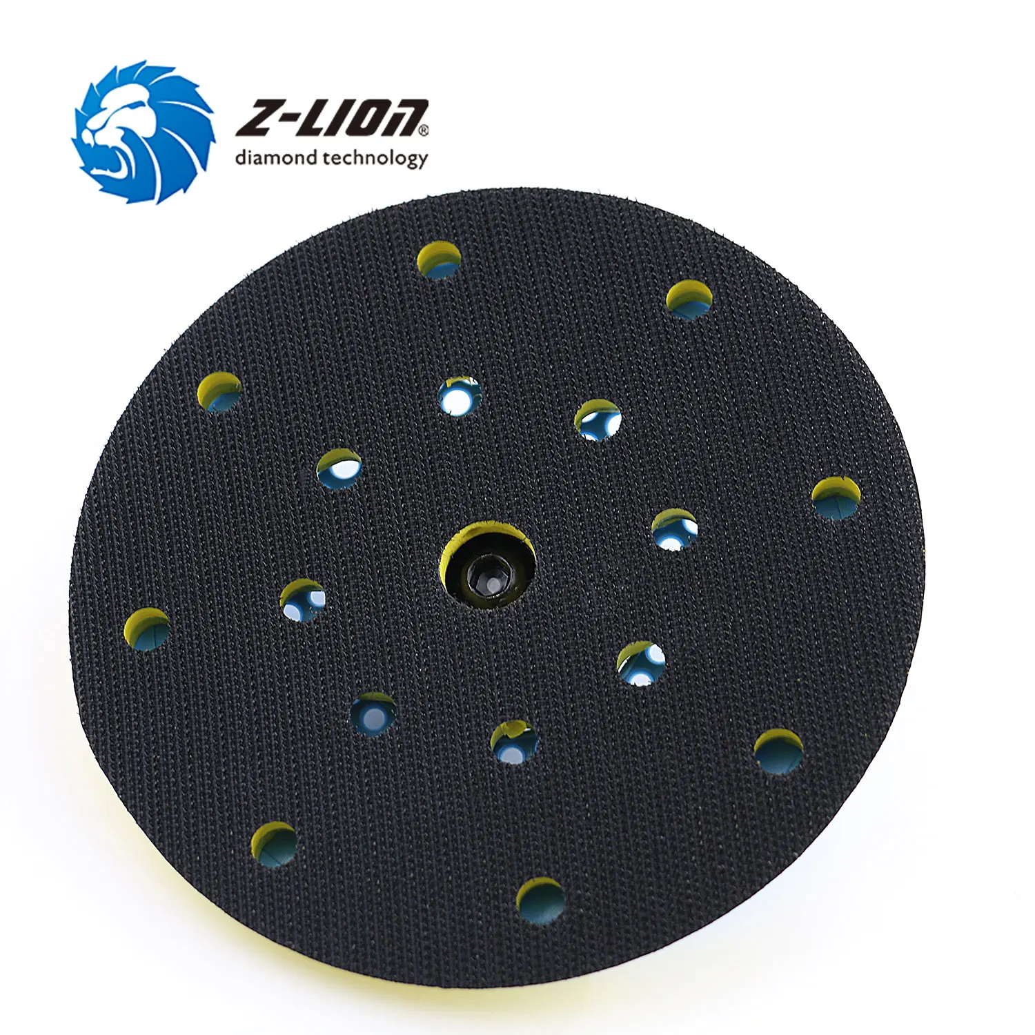 Z-LION 1PC 6&quot Disc Backup Pad With Removable 5/16&quot*24 Thread Random Orbit Sanding Backer Plate For Woodworking Polishing |