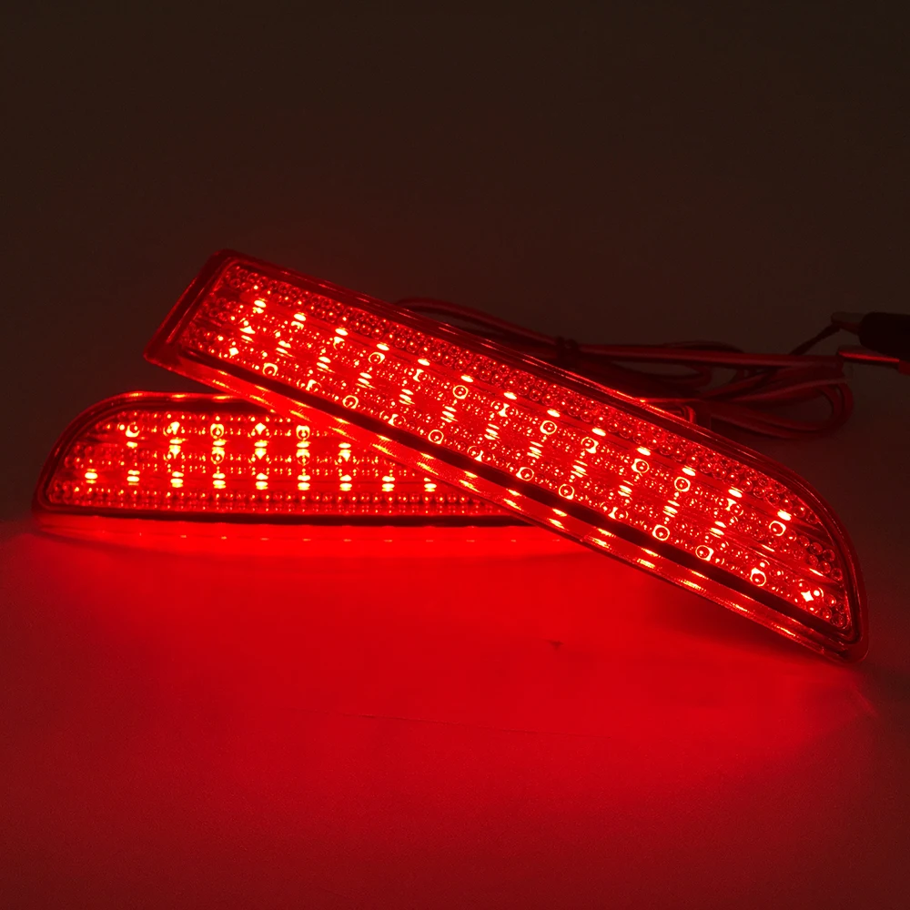 1 пара отражатель заднего бампера для Toyota Alphard MK I Previa RAV4 Avensis Scion xD Saloon Estate / Tourer Red