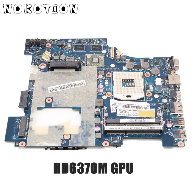 Материнская плата NOKOTION PIWG1 для ноутбука Lenovo ideapad G470 14 дюймов материнская HM65 DDR3 HD6370M