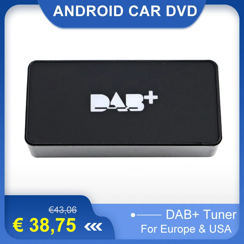Цифровая радиоантенна DAB + Box тюнер для автомобильного радио Android 5 1/6 0/7 1/8 0/9 0/10 0