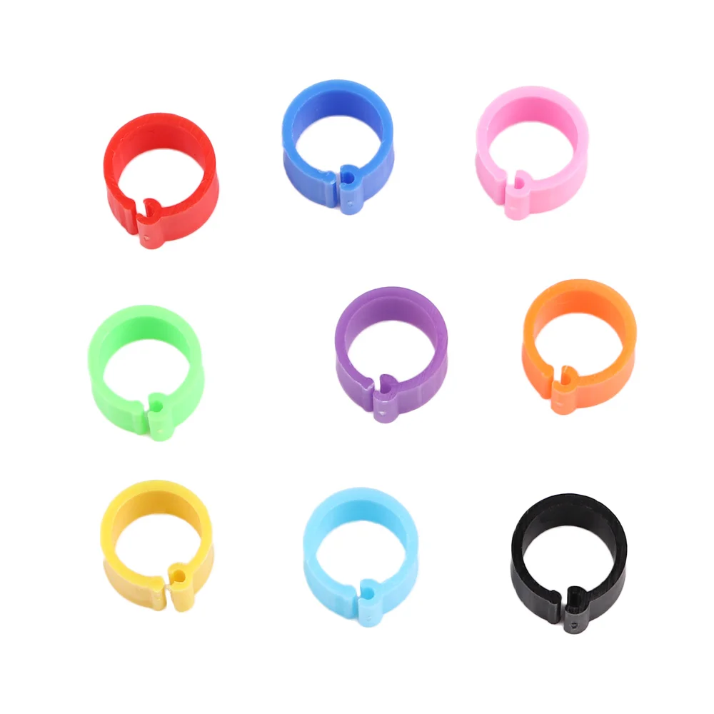 100 шт. курица голубь нога птицы птица цыплята утка попугай кольца-клипсы кольцо