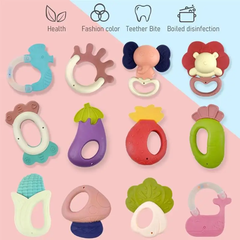 

Educational Infant Toys Baby Rattle Toys 0 12 Months Rattles Bed Bell Teethers For Teeth Newborn Candy Develop Toy For Babies