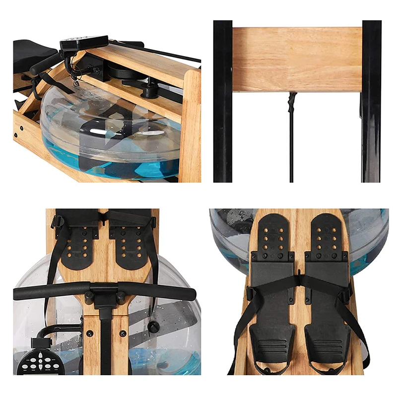 

Customizable Log Bluetooth Foldable Rowing Machine Home Smart Rowing Machine Aerobic Exercise Fitness Equipment