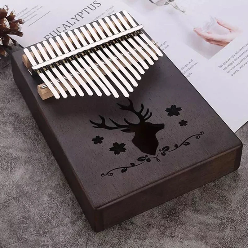 Высококачественный музыкальный инструмент kalimba из красного дерева калимба 17