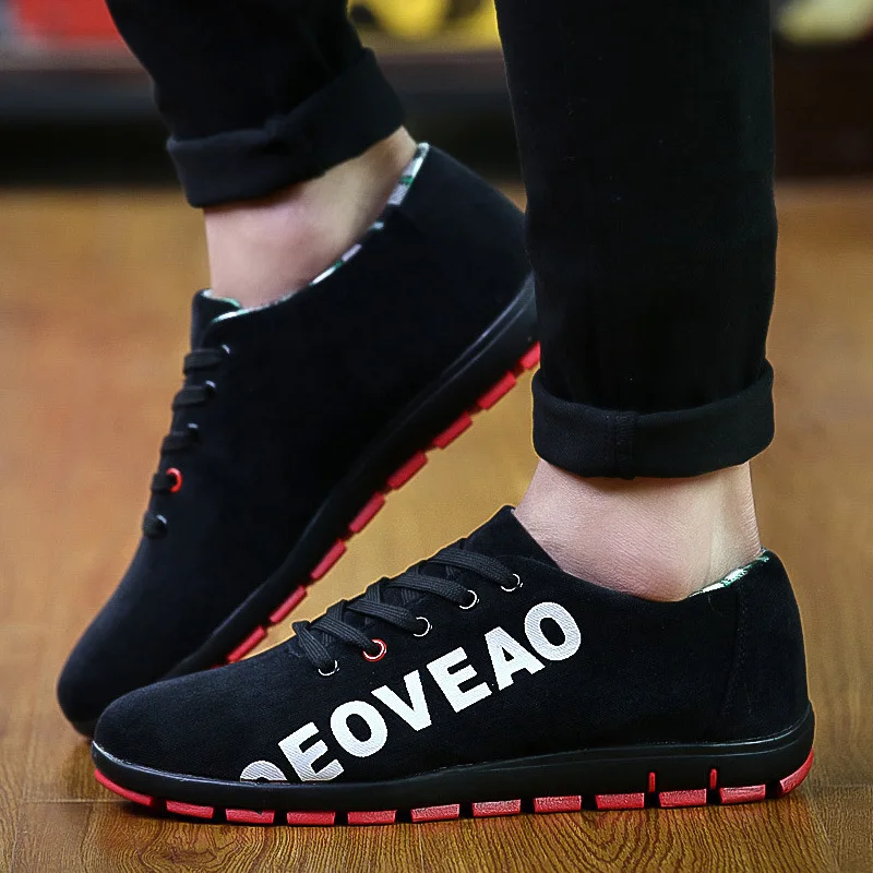 

New 2018 Spring Autumn Main Push Leisure Fashion Men Casual Shoes Flat Shoes Light Male Shoes Plus Size 39-47 Mens Casual Shoes