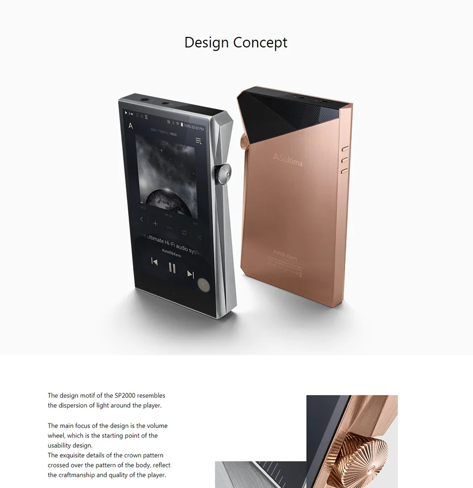 New Arrivals IRIVER Astell&Kern A&Ultima SP2000 512GB High-Resolution Music Player Lossless music hi-fi MP3 Dual DAC Native DSD