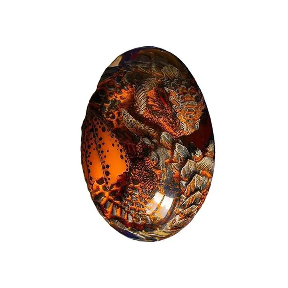 

Lava Dragon Egg Ornamental Collection Decor Dinosaur Egg Statue Resin Dragon Egg Crystal Minerale Gemstone Home Decoration