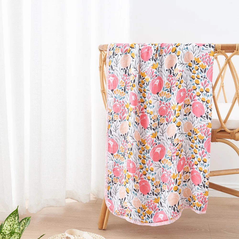 

Kangobaby # My Soft Life # бамбуковое хлопковое 4-слойное Пеленальное Одеяло для новорожденных супер удобное детское банное полотенце для новорожденн...