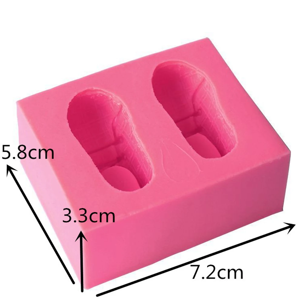 3D силиконовая форма для торта мастики мыла детская обувь сахарная мастика резак