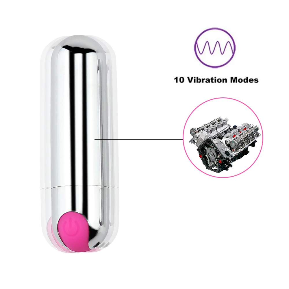 Мини вибратор в виде пули 10 скоростей секс игрушки для женщин стимулятор G Spot и