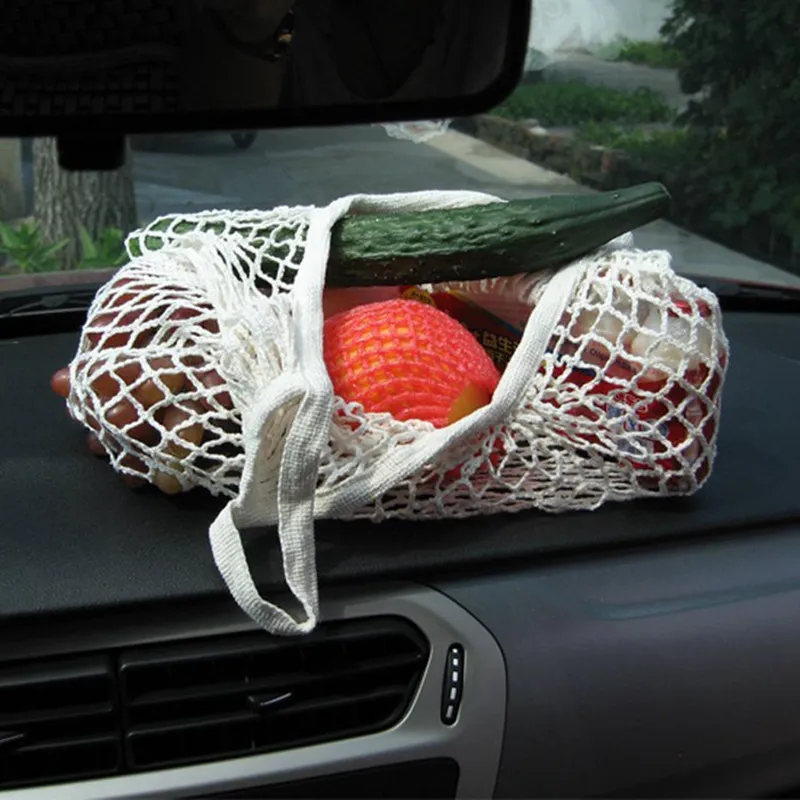 Продуктовый сетчатый мешок для картофеля из органического хлопка цвет шнура