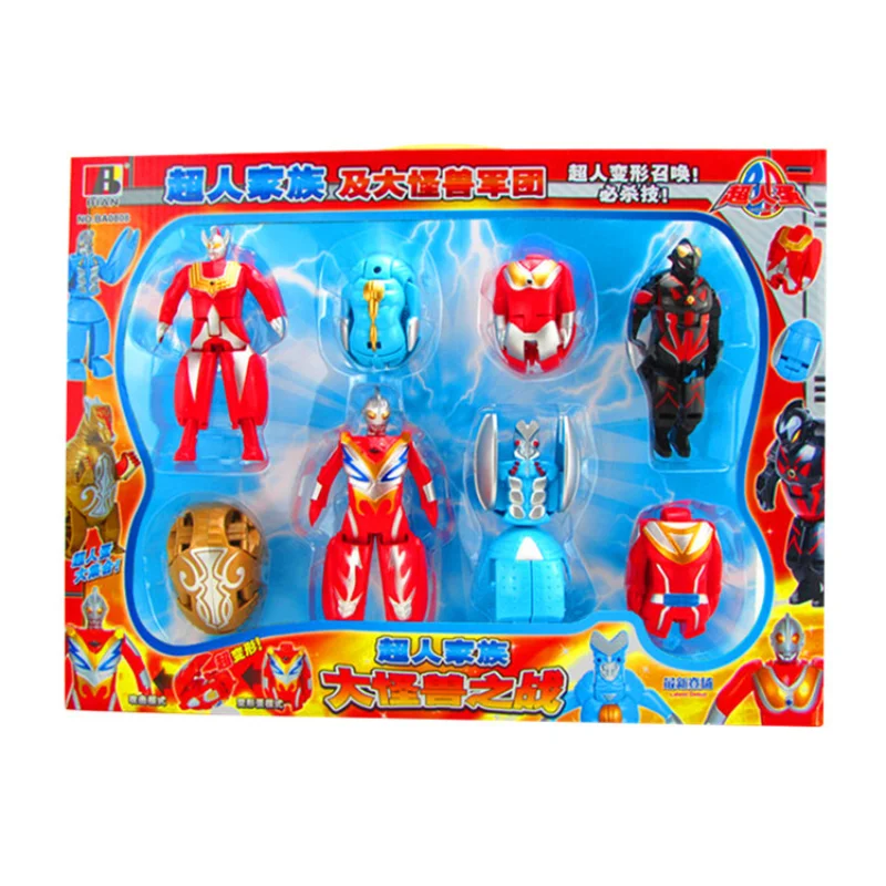 

2021 Sell Like Hot 8cm Monster ULTRA-E.G. Sets 11-17cm Ultraman Taro Belial Action Figures Model Children's Transformation Toys