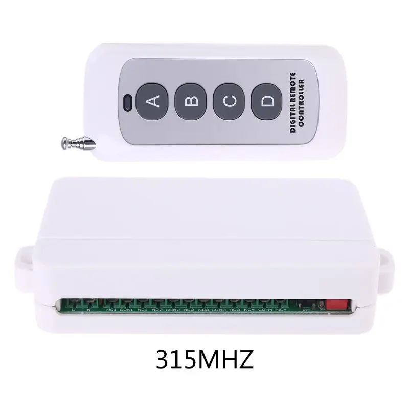 

250V Limit +1000-4F Manual Integrated Wireless Controller 315MHZ 433MHZ