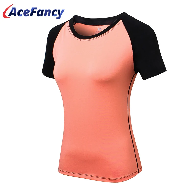 Короткий топ Acefancy с коротким рукавом спортивные топы для тренажерного зала