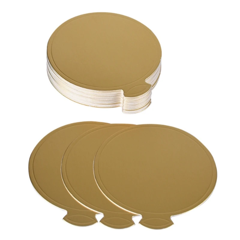 100 шт. 80X80mm доска для круглого пирога торт пицца коробка картонная круглая Еда