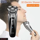Бритва Enchen электробритва для лица, бритва, 3D электрическая бритва BlackStone для мужчин, моющаяся перезаряжаемая бритва с USB, бритва для бороды