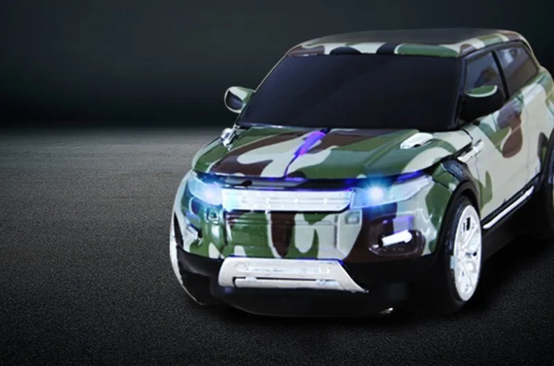Новая беспроводная мышь, беспроводная компьютерная мышь, автомобильная камуфляжная SUV USB оптическая игровая мышь для ПК, ноутбука, ноутбука