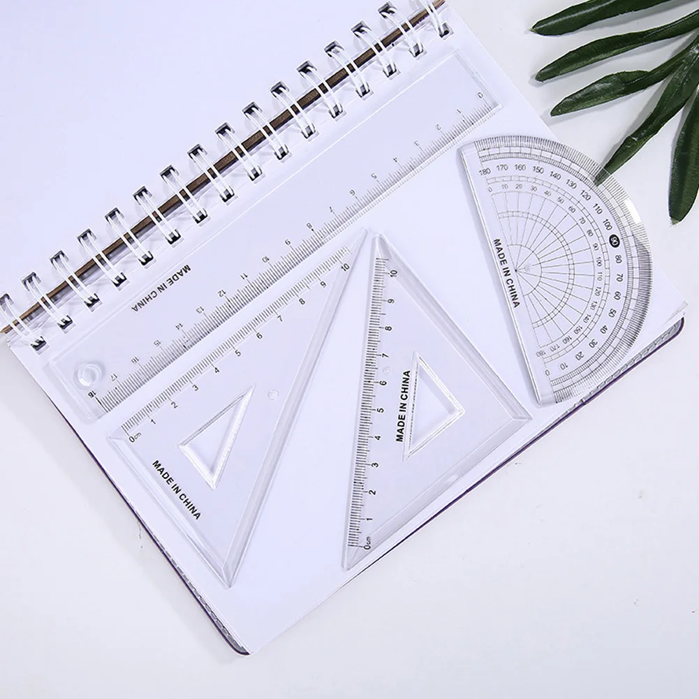 4 шт./упак. портативные школьные принадлежности Полезная офисная линейка набор