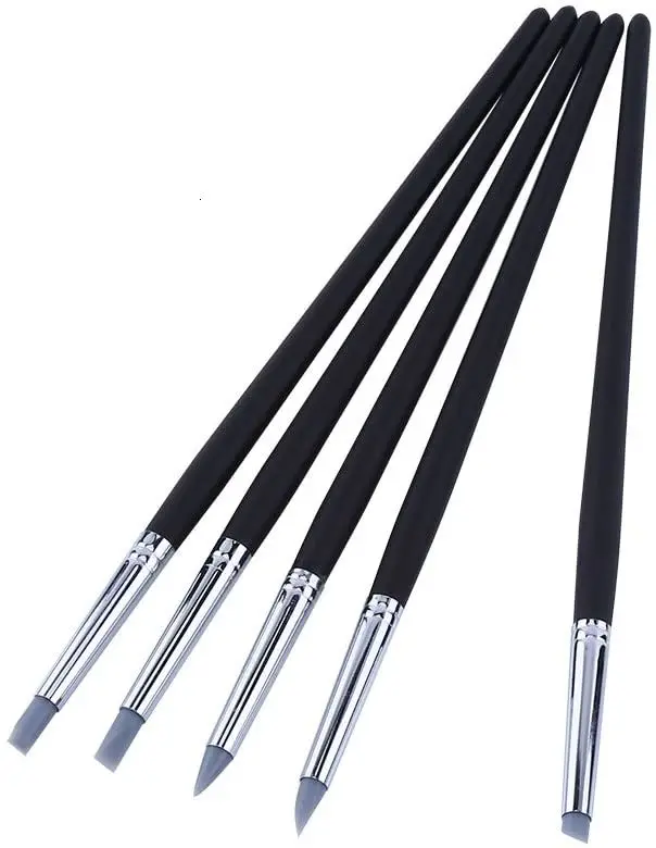 5 шт. мягкий силиконовый цветной корсет Размеры 2 Potters набор инструментов глину премо с цветами из полимерной глины заготовки машина для производства мыла инструменты для художников