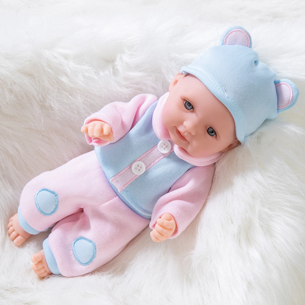 Куклы Девочка Малыш кукла имитация игрушки 11 дюймов платье Мягкая виниловая без