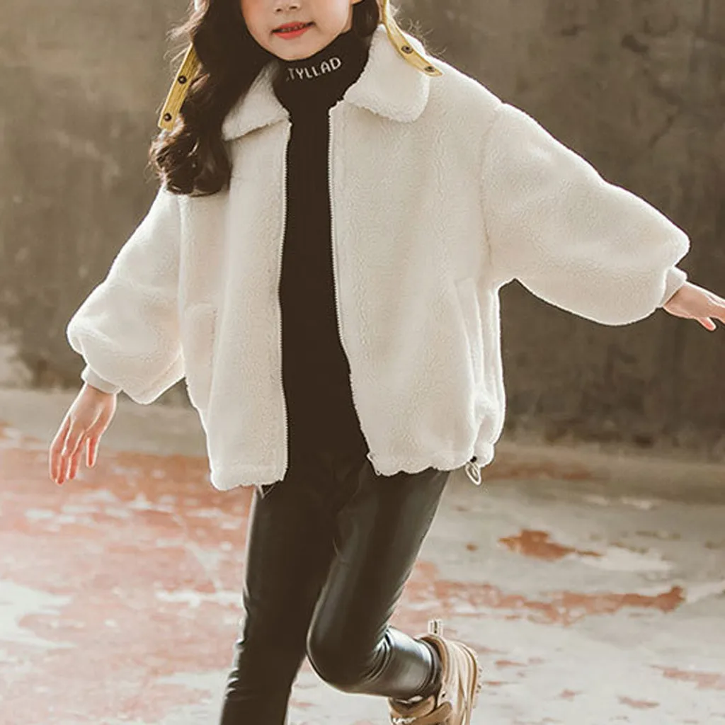 Детские пальто куртка для маленьких девочек с длинными рукавами зимние