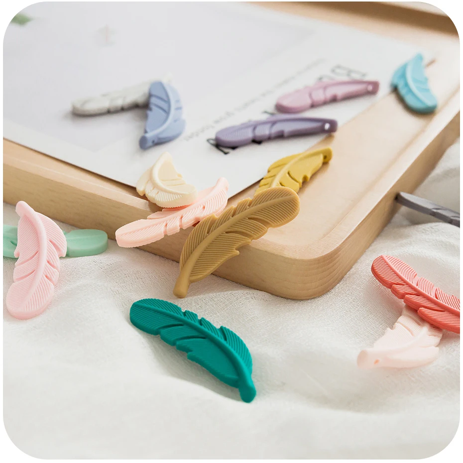 

Let'S Make 5Pc/10Pc Silicone Teether Feather Beads Handmade Accessories Teething Toys For Infant Newborn Gift Baby Teether