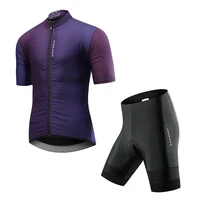 wosawe quick dry cycling jersey shorts stretch non slip shorts breathable short sleeves reflective words moisture wicking jersey