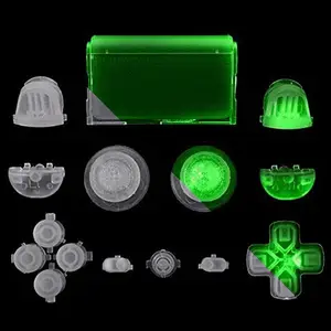 Full Set Glow in the Dark Buttons Cap Replacement Parts for Sony PS4 Controller Round Game Joystick  in India