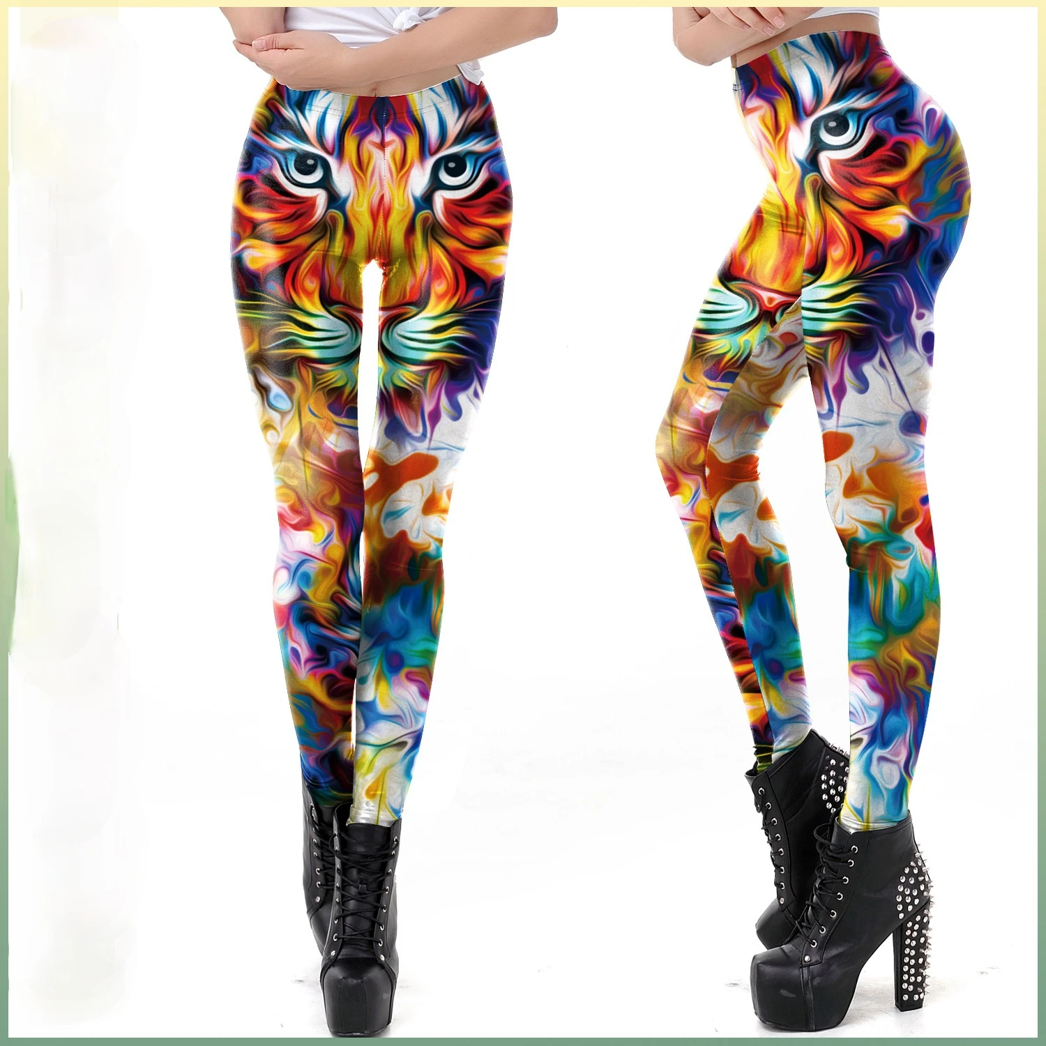 

New Sexy Tiger Leopard 3D Prints Women Girls Elastic Fitness Gym Sport Workout Leggings Yoga Pants Dropshipping Sweatpants