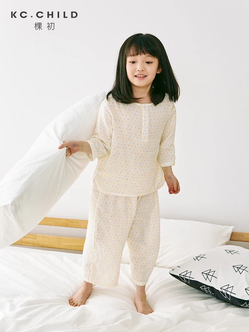KC.Child 2020 последняя детская пижама звездное небо милый стиль рукав 3/4 Детская