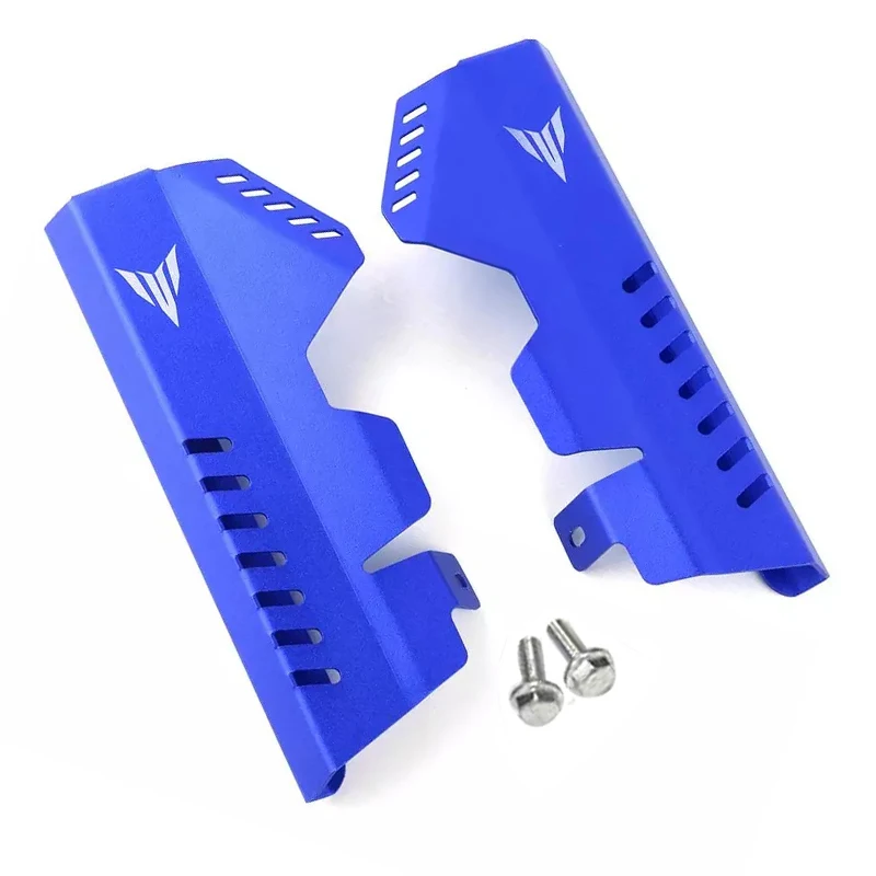 Blue MT-07 MT07 FZ07 Мотоцикл с ЧПУ боковой решетка радиатора крышка гвардии Protecttion для Yamaha 07 07 FZ-07 2013 201 - Цвет: Blue