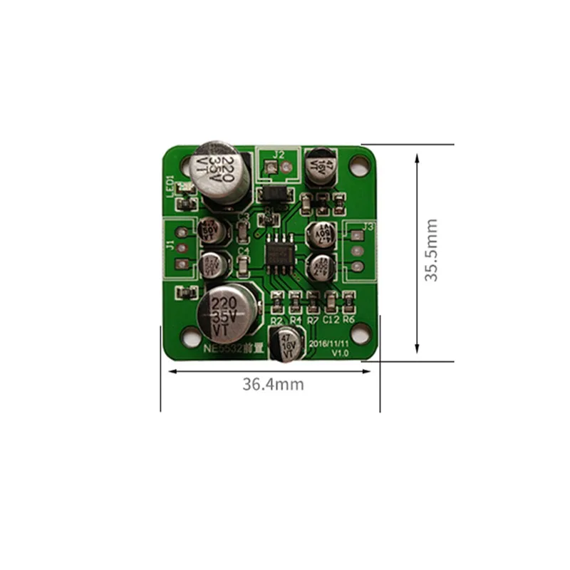 NE5532 OP Preamp Board Mini HIFI Amplifier Preamplifier Dual Channel Stereo DC 6-30V A10-003 | Электроника
