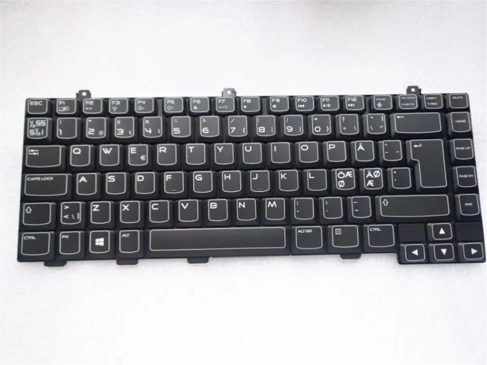 Green cable arrangement for Alienware 14x m14x R2 p18g backlight keyboard NSK-AKW1N NSK-AKW0E | Replacement Keyboards