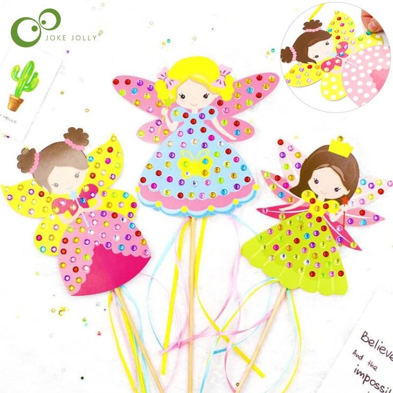 Детская волшебная палочка ручной работы принцессы игрушка материалы упаковка