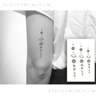 Водостойкие временные фальшивые татуировки наклейки с планетой женские тату на руку флэш-арт боди-арт тату и живопись на тело одноразовые татуировки для мужчин