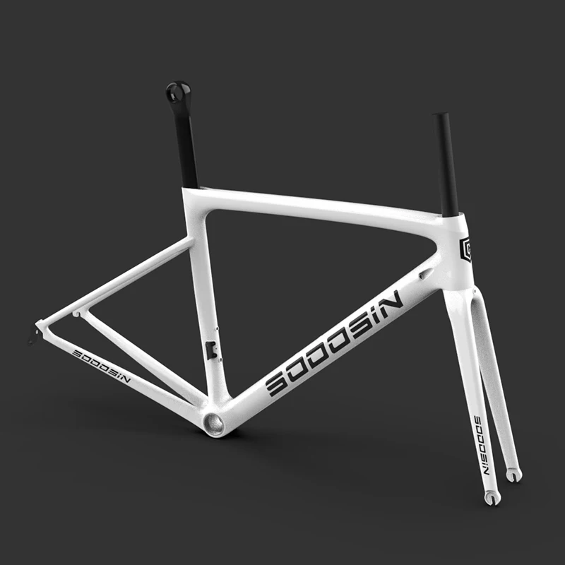 Sodosin T1100 углеродная дорожная Рама размер 44/49/52/54/56/58 см 700C велосипедная и обод