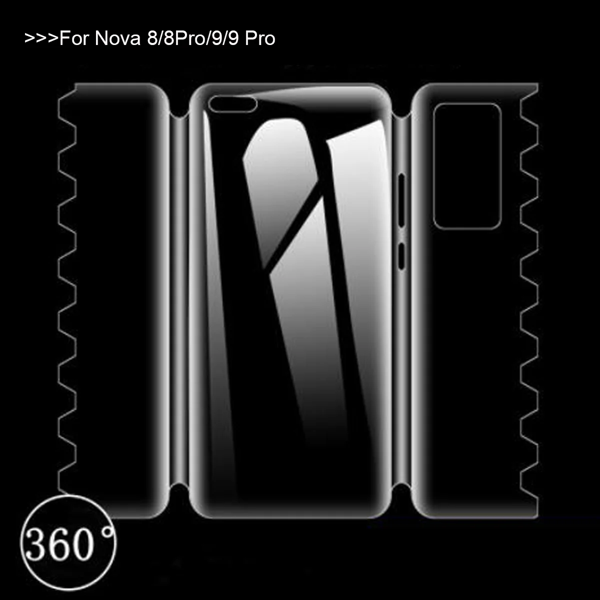 

360 Full Body Butterfly Hydrogel Film For Huawei Nova 9 Pro Screen Protector For Huawei Nova 8 pro Nano Gel Film