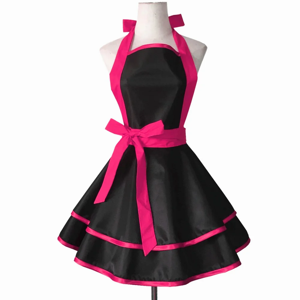 

Однотонный Водонепроницаемый Фартук из ТПУ, женская блузка, простой бандажный рекламный фартук, женский комбинезон для дома, кухни, суперма...