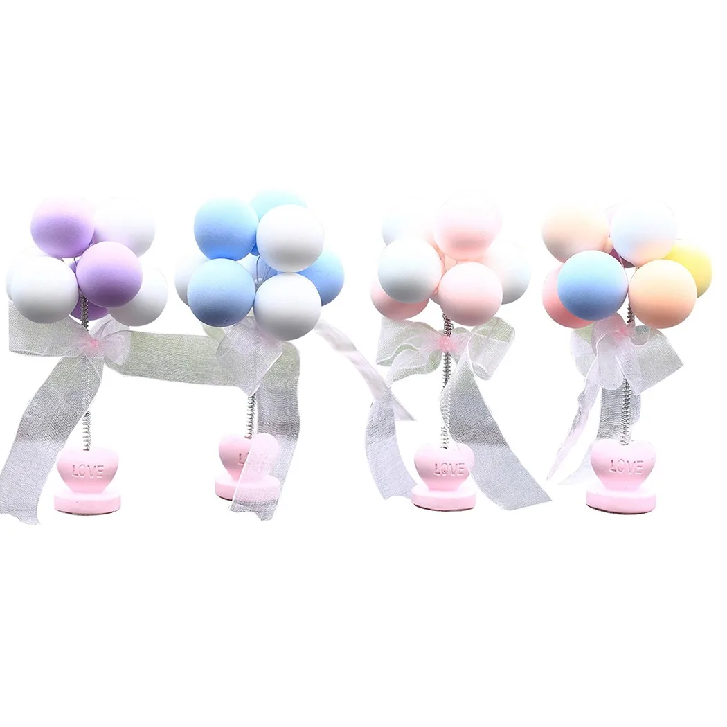 

1 X Auto Balloon Ornaments Height 12-14cm Lovely Balloon Car Decoration Mini Console Dashboard Car Decor