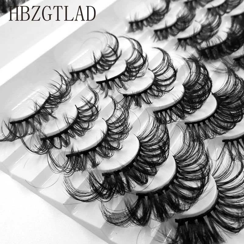 240 Pair 3D Mink Eyelashes Fluffy Dramatic Lashes Makeup Mink Eyelashes wisy Natural Long False Eyelashes Thick Fake Eyelashes