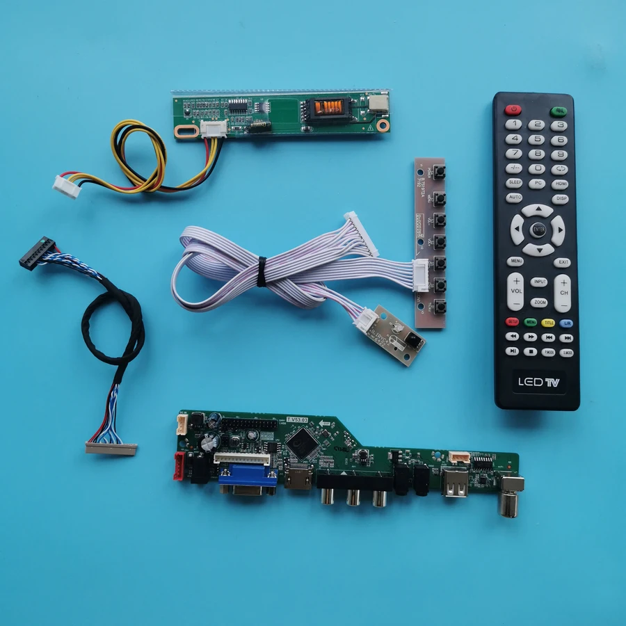 Универсальная плата контроллера VGA + USB 1024*768 для HT13X12/HT13X13/HT13X14/HT12X11/HT12X12 1 CCFL ЖК