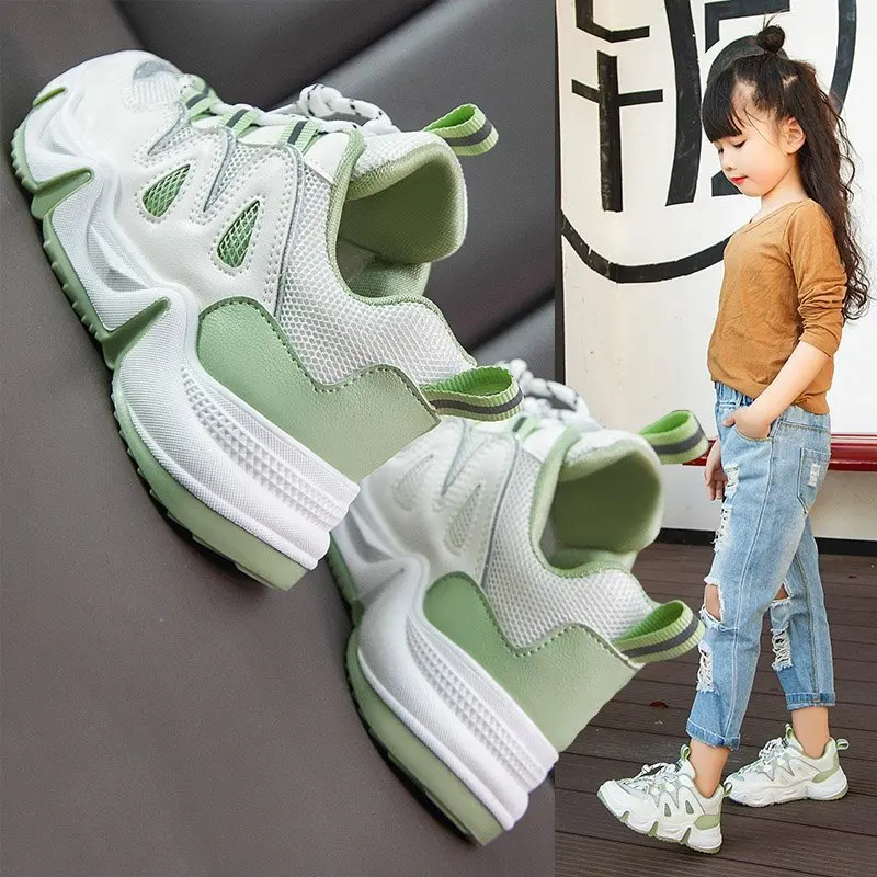 

Kids Sneakers 2020 Autumn Sport Shoes For Big Kids Shoes For Boys Children Mesh Breathable Non-Slip Shoes Teen Girl 3-12 13 Year