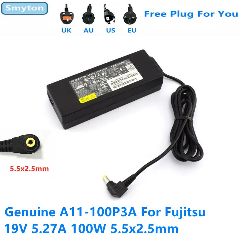Оригинальное зарядное устройство для ноутбука 100 Вт FUJITSU FMV Lifebook N7010 S6510 S7210 19V 5.27A