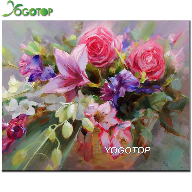 

Full Square round drills flower Diamond Painting 5D DIY Diamond Embroidery Sale Mosaic Picture Of Rhinestones Needlework YY2464