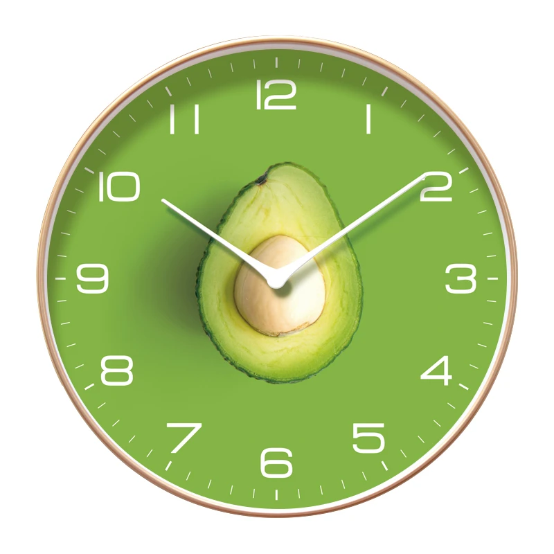 

Round Creative Mute Modern Design Large Wall Clock Clocks for Home Kitchen Living Room Decor Battery Operated Silent