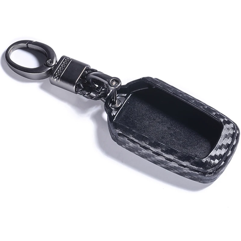 Силиконовый чехол для ключей из углеродного волокна защитный Isuzu D MAX MUX DMAX 2016 2017 2018