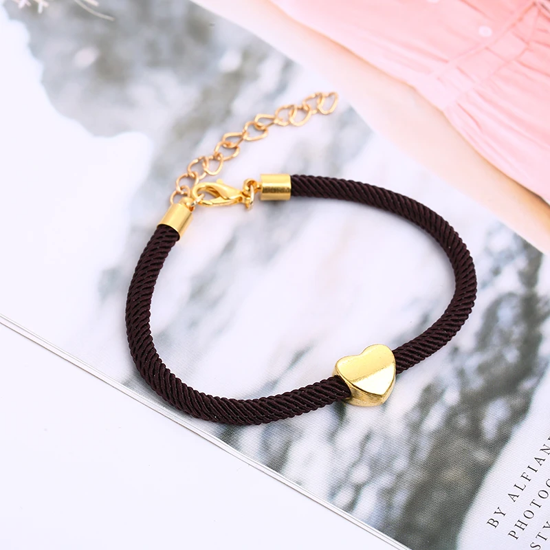Новинка 2019 модные браслеты для женщин и девушек винтажная Толстая веревочная