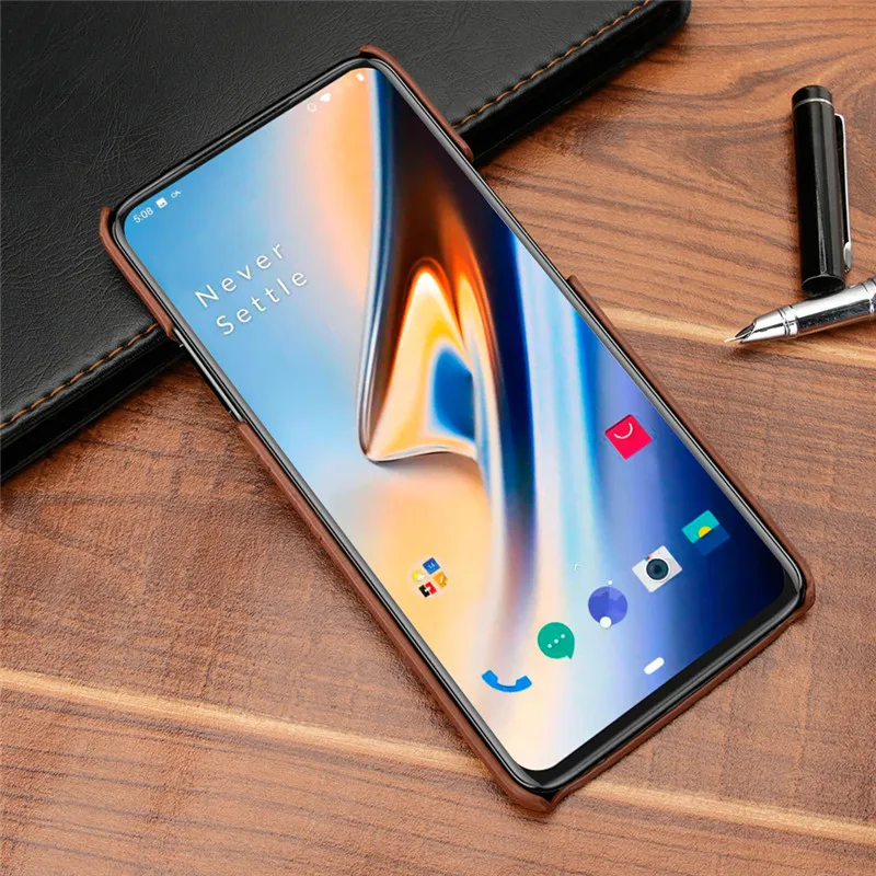 Oneplus 7 Pro Кожаный чехол для задней панели 6 6T карт Карманный телефона Oneplus7 Oneplus6 Coque